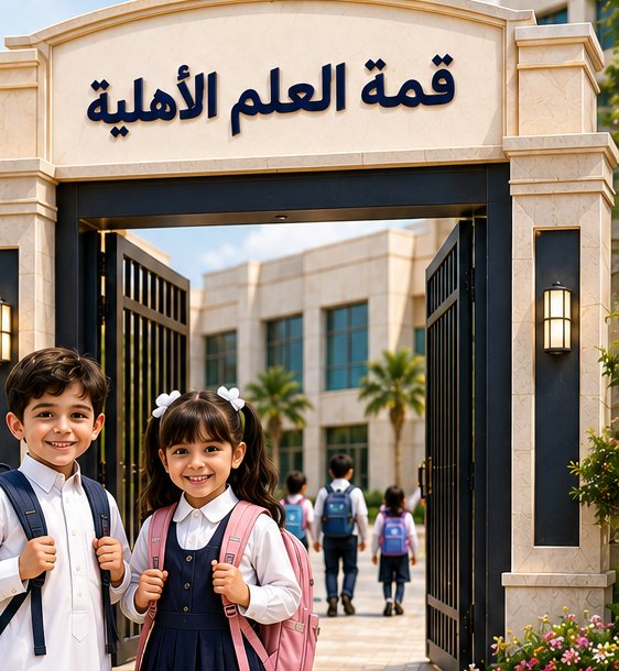 أطفال يبدأون رحلتهم عند بوابة الروضة